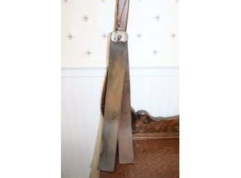 Vintage Hanging Double Leather Shaving Strap