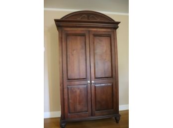 Vintage Ethan Allen 2 Door Armoire With 6 Interior Drawers & Adjustable Shelves  Made In America