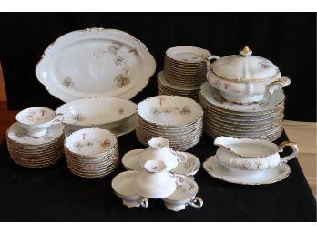 Collection Of H&G SELB Bavaria Germany Heinrich China With Blossom Pattern