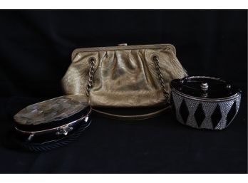 Womens Handbags Includes Gold Toned Michael Kors Handbag