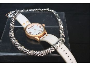 Fashion Jewelry Includes Oozoo Womens Watch & Necklace