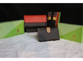 3 Piazza Duomo Color Block Small Genuine Leather Accessories