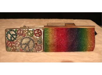 Celebrate Peace & Love With These 2 Fun & Young Embellished Clutch Handbags