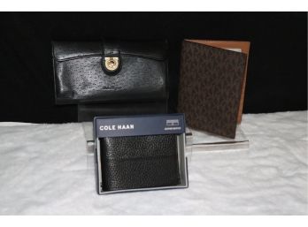 Lot Of Assorted Vintage & Like New Wallets By Salvatore Ferragamo, Michael Kors & Cole Haan