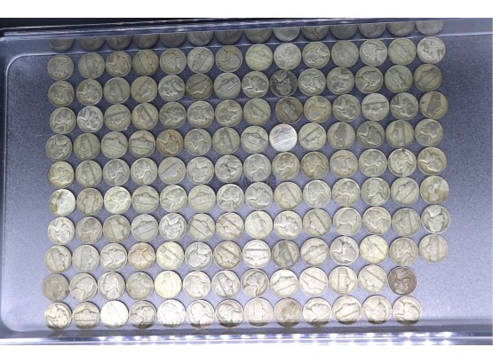138 Silver WWII Nickels 1942 To 1945