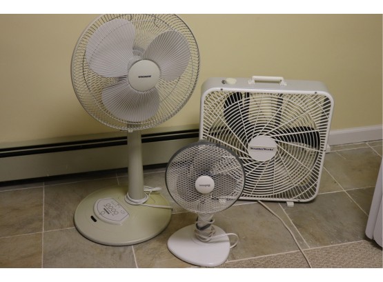 Place Yourself In The Cool Breeze With This Lot Of Assorted Fans By Windmere, Holmes, & WeatherWorks