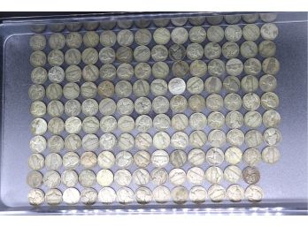 138 Silver WWII Nickels 1942 To 1945