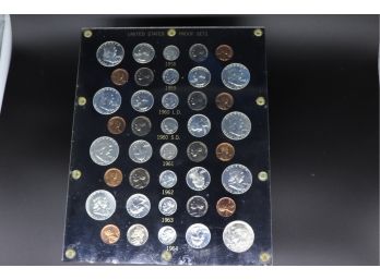 8 U.S. Mint Proof Sets 1958 To 1964