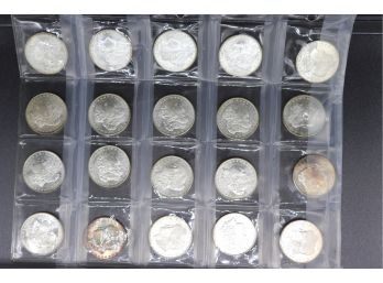 20 Morgan Silver Dollars.   1878S AU BU