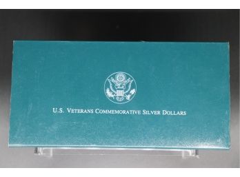 1994 U.S. Veterans Commemorative Silver Dollars 3 Coin Proof Set