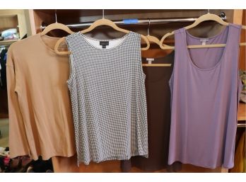 Lot Of 4 Womens Size Small Tops By J. Jill, Some Unused With Tags