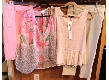 Womens Casual Chic Spring Assortment Of Tops And Bottoms