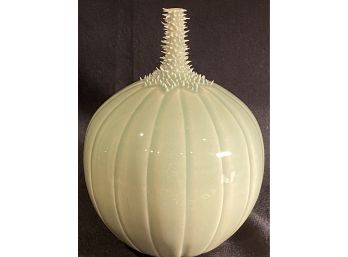 Celadon Green Prickly Melon By Cliff Lee