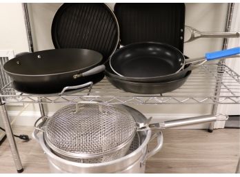 Lot Of Assorted Cookwares By Calphalon And Others