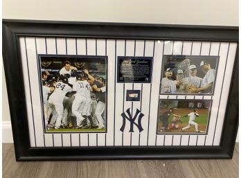New York Yankees 2009 World Series Championship Commemorative Frame #286/500