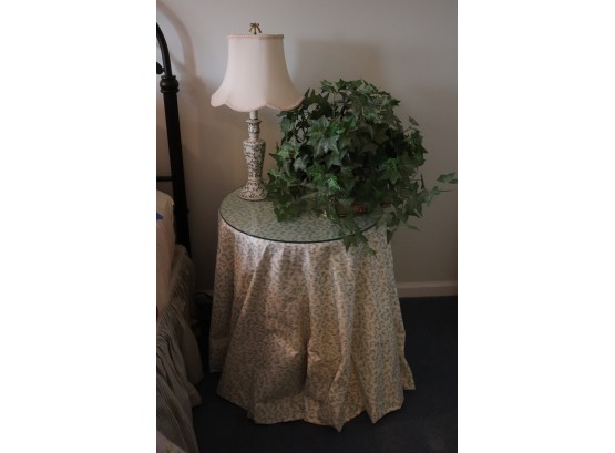 Assortment Of Nightstand And Decorative Accessories