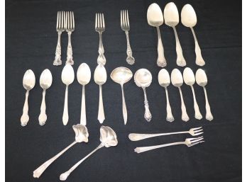 Assorted Ornate Flatware Pieces  Forks, Spoons & More