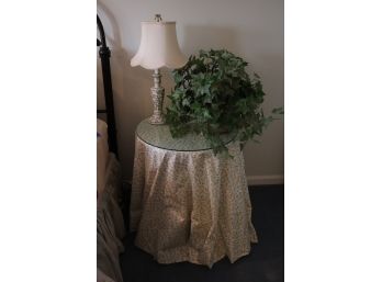 Assortment Of Nightstand And Decorative Accessories