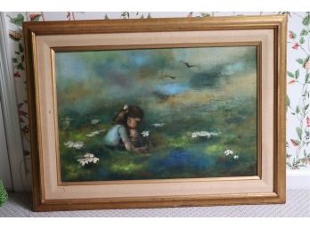 Nichol Signed Oil On Canvas Painting