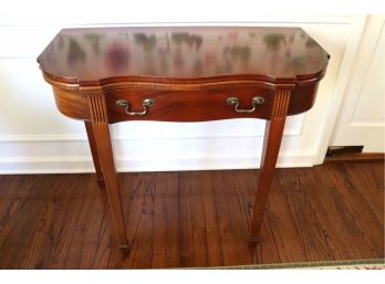 Vintage Georgetown Galleries Solid Genuine Mahogany 18th Century Style Game Table