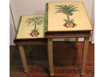 Very Eclectic Nesting Side Tables With Hidden Storage