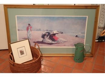 Large Poster Print Of East Hampton Beach & More Decorative Accessories