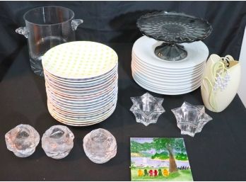 Assortment Of Ceramic Dishes From Crate & Barrel, Villeroy & Boch And More