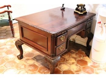 Wood French Style Small Partners Desk