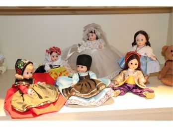 6 Vintage Madame Alexander Dolls