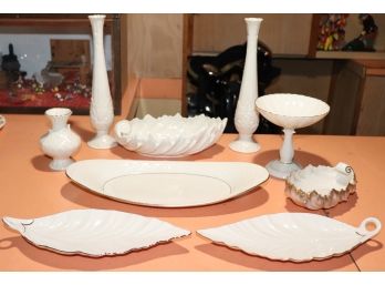 9 Assorted Pieces Of Vintage Lenox China, Made In USA