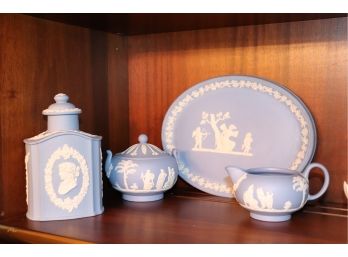 4 Piece Wedgwood Embossed Queen Anne China Pieces