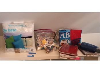 Art & Craft Accessories Includes Dyes, Velcro, Poly Fil & More