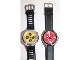 Mens Watches Includes Nike H20 Resistance & Fossil 10 ATM