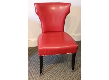 Safavieh Curved Wing Accent Chair With Nail Head Detail