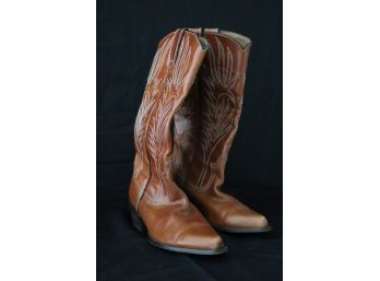 Women's Lonestar Cowboy Boots 7  B With Leather Upper Man-Made Balance-In Good Condition