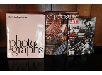 Collection Of Books New York Times, Vietnam Wars Magazine 2014 & St. Petersburg Book