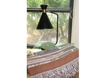 Intertek H- Welldone Chargeable Desk Lamp Station & Fieldcrest 100 Cotton Throw Blanket