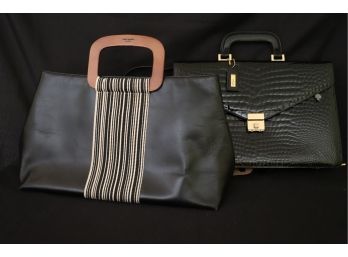 Quality Elegant Kate Spade NY Designer Handbag & Diva I Santi Made In Italy Leather Bag