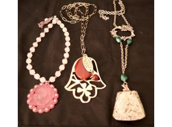 Collection Includes Vanita Paris St. Barth Rosa Necklace With Pendant