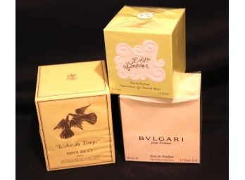 Womens Perfumes - Bvlgari France, Lolita Lempicka Paris & L Air Du Temps Nina Ricci Paris