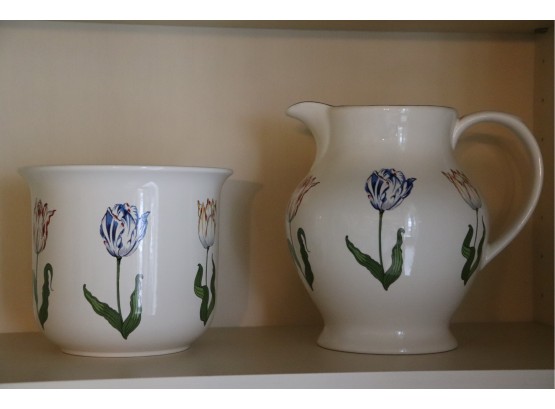 Tiffany & Co. Tiffany Tulips Pitcher & Vase