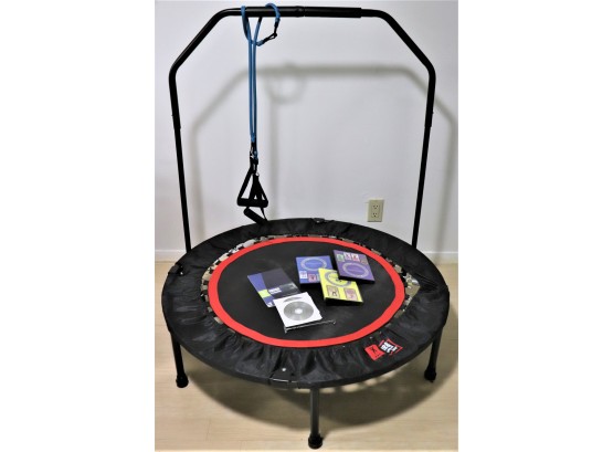 Exercise Trampoline With Handle Bar