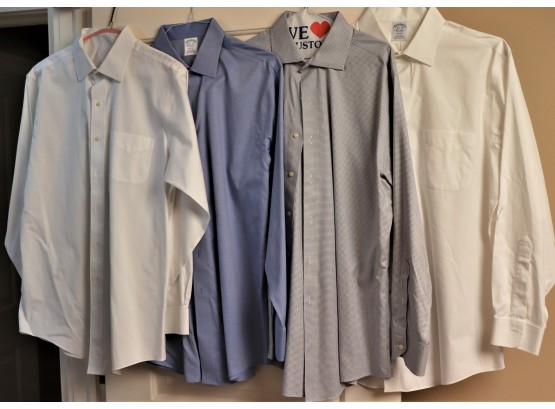 Collection Of Mens Shirts 16/34-4 Brooks Brothers Non-Iron