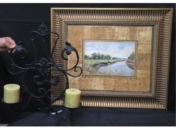 Gorgeous Framed Print Signed - Land Beyond The River -  Art In Motion