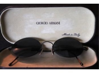 Womens Designer Sunglasses Giorgio Armani With Case - Pre-Owned