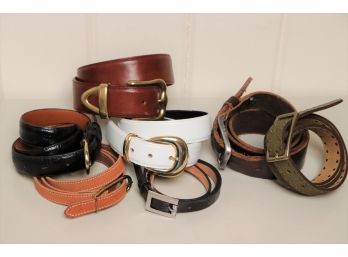 Womens Belts- Banana Republic, JC Crew, Fossil, Neal Hand Crafted In England, Avignon