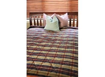 Custom Full-Size Bedding Includes Comforter & Pillows