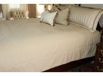 Collection Of Custom Bedding Includes , King Size Custom Comforter And Pillows And A Summer Tommy Hilfiger