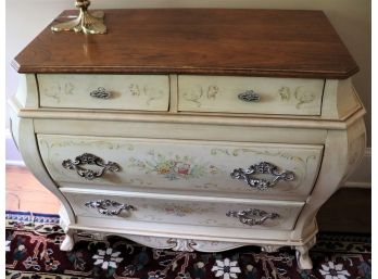 Bombay Chest With Stenciled Finish