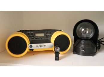 Sony ESP Sports Water Resistant Radio/CD/Cassette- Battery Operated & Dome Lightning